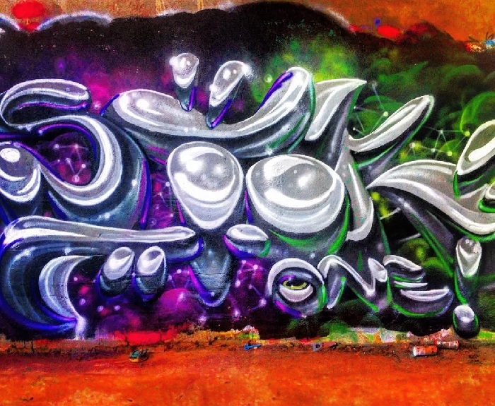 graffiti 3d realismo model pastel