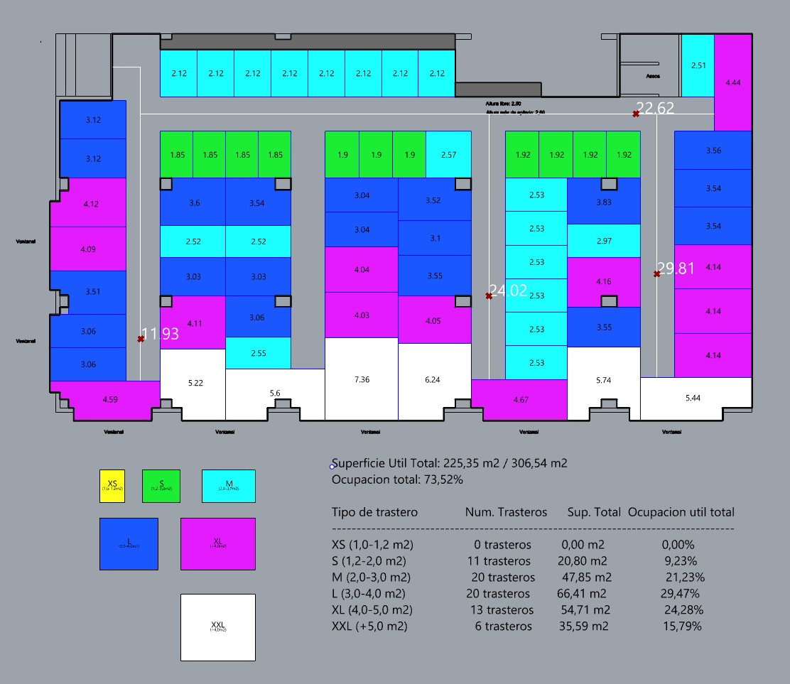 trasteros alquiler guadalajara diseño grafico venta seguro arquitectura plano