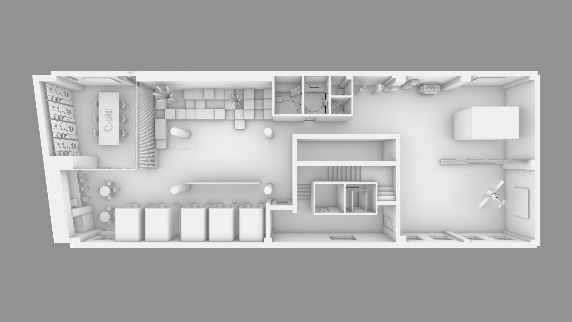 arquitectura proyectos render madrid guadalajara oficinas naturgy 3d reforma local edificio infografia diseño plano superior