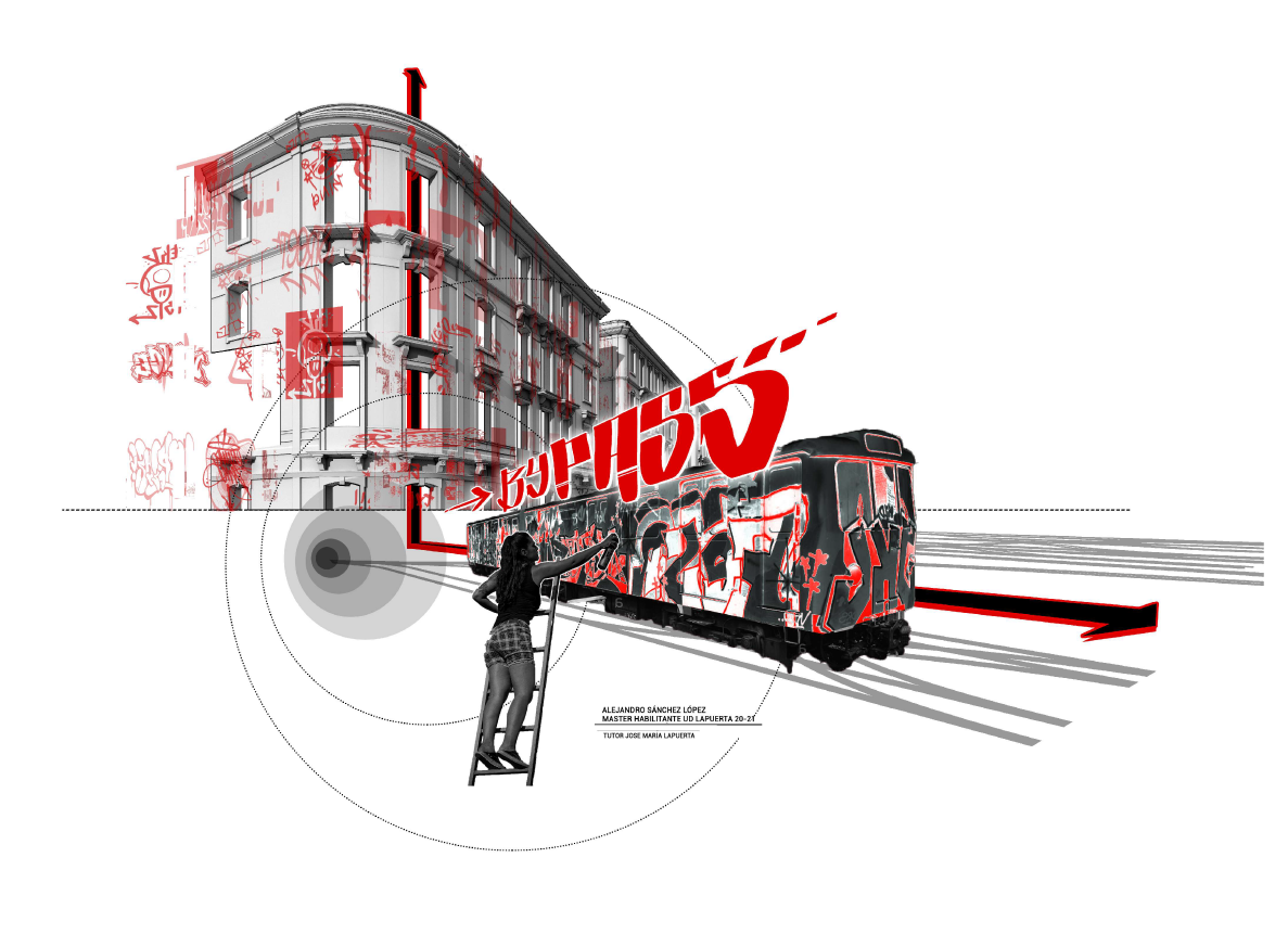 TFM proyecto arquitectura fotomontaje collage diseño